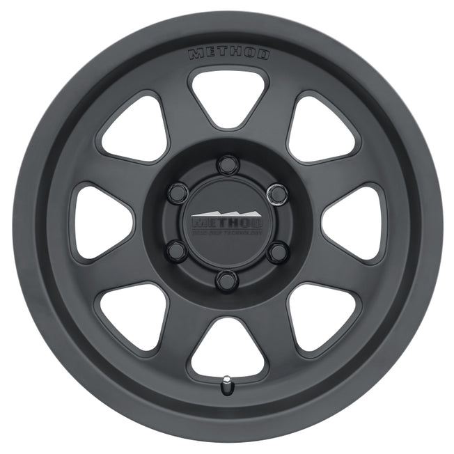 701 17x8.5 0mm Offset 6x5.5 106.25mm CB Matte Black Wheel