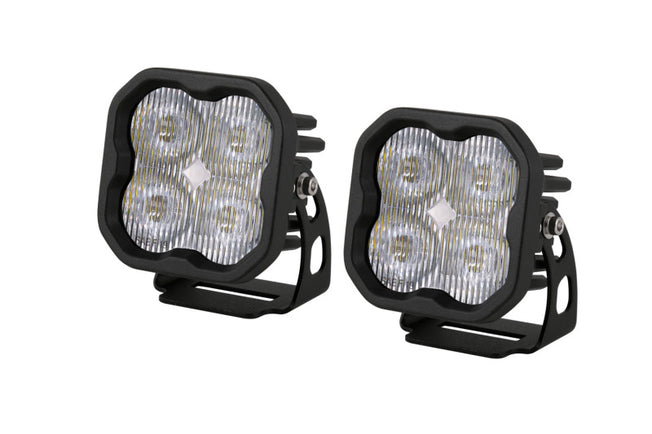 SS3 LED Pod Pro - White SAE Fog Standard (Pair)