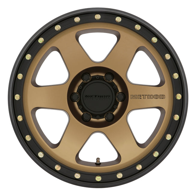 310 Con6 17x8.5 +35mm Offset 6x5.5 106.25mm CB Method Bronze/Black Street Loc Wheel