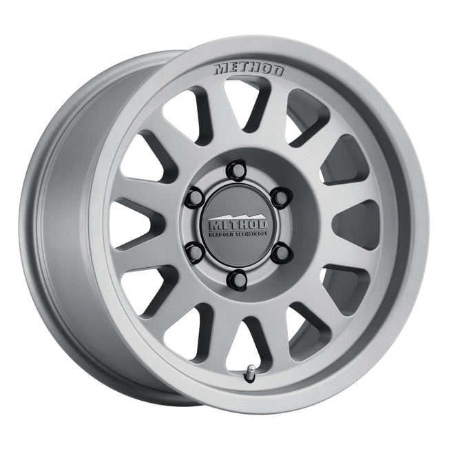 704 17x8.5 0mm Offset 6x5.5 106.25mm CB Matte Titanium Wheel