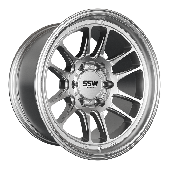 RAPTOR / MACHINED SILVER / 17X9.0 -12