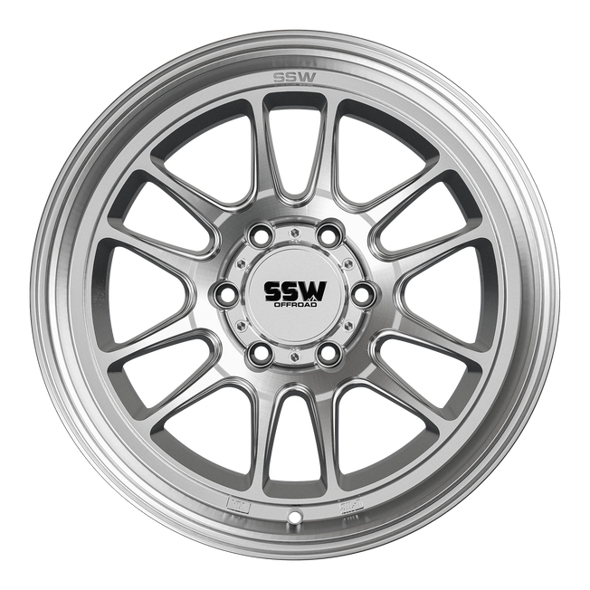 RAPTOR / MACHINED SILVER / 17X9.0 -12