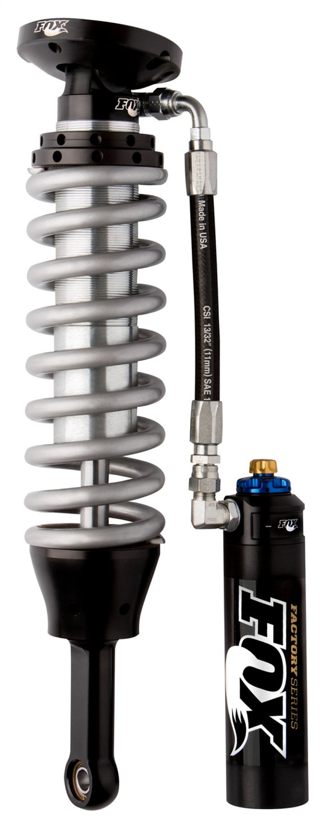 05+ Tacoma 2.5 Factory Series 4.61in. Remote Res. Coilover Shock w/DSC Adj. - Black/Zinc