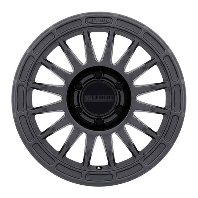 314 17x7.5 +25mm Offset 6x5.5 106.25mm CB Matte Black Wheel