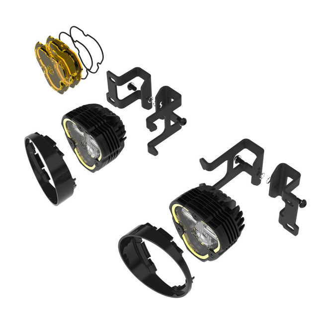 FLEX ERA 3 Dual Mode SAE Fog Lights - 2-Light Master Kit for Toyota Tacoma/4Runner/Tundra