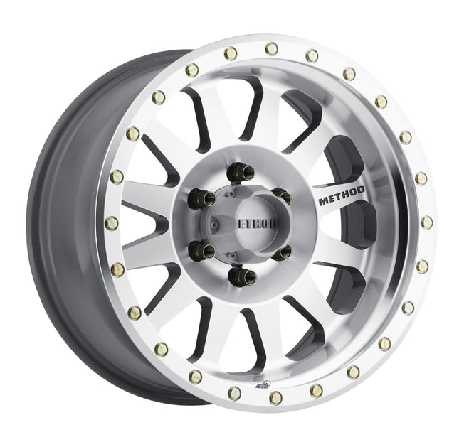 304 Double Standard 17x8.5 0mm Offset 6x5.5 108mm CB Machined/Clear Coat Wheel