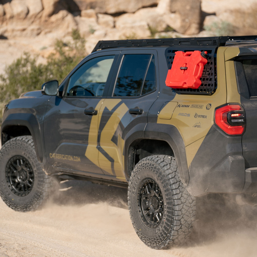 In-Motion 6th Gen 4Runner Exterior MOLLE Panel on Roof Rack