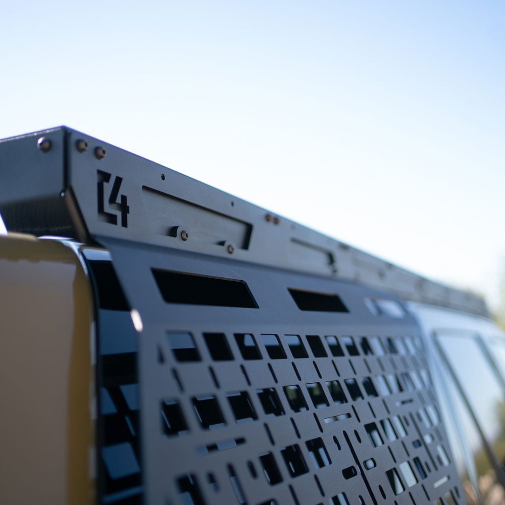 How the 6th Gen 4Runner Exterior MOLLE Panel mounts to the C4 Roof Rack