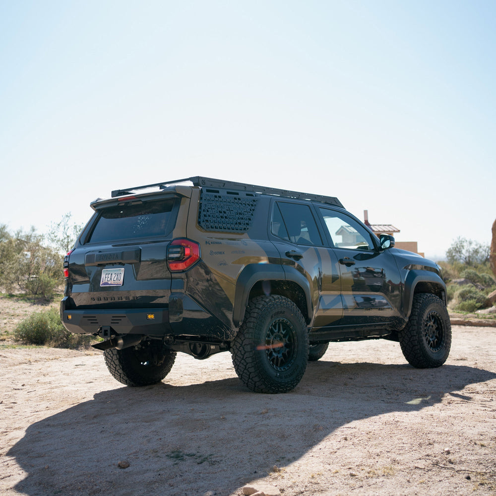 View of the full vehicle with the 6th Gen 4Runner Exterior MOLLE Panel