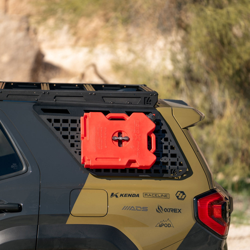 Side profile of the 6th Gen 4Runner Exterior MOLLE Panel