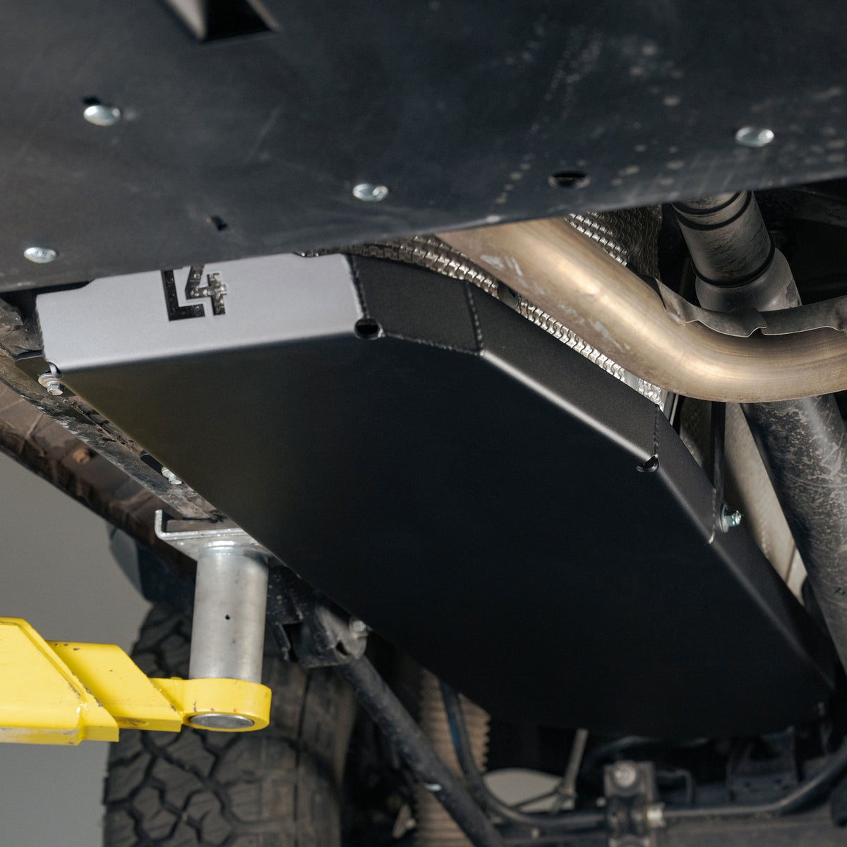 Powdercoated 6th Gen 4Runner Fuel Tank Skid Plate