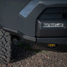 Detailed shot of the fitment and shape on the High Clearance Additions for the 6th Gen 4Runner Lo-Pro Bumper