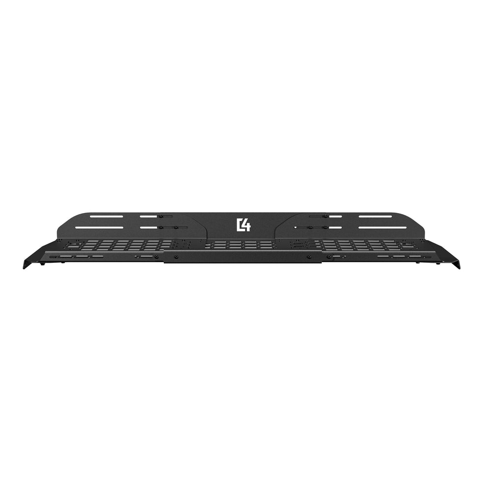 Render, 6th Gen 4Runner MOLLE Panel Shelf flat angle.