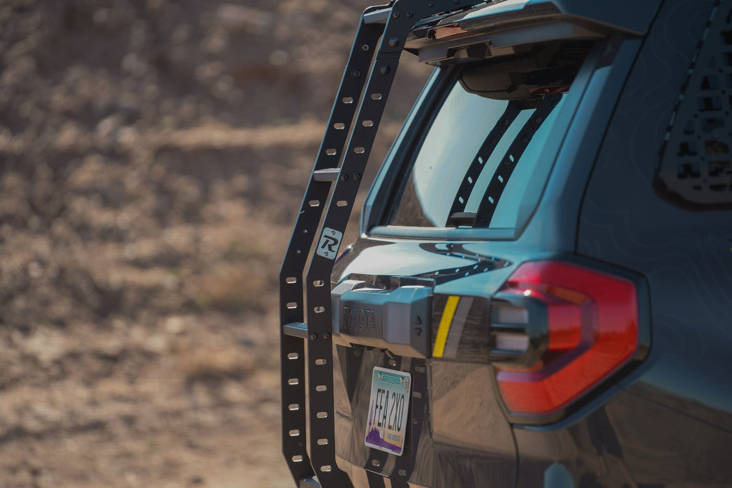 Close-up of Rear Hatch Ladder on the 6th Gen 4Runner