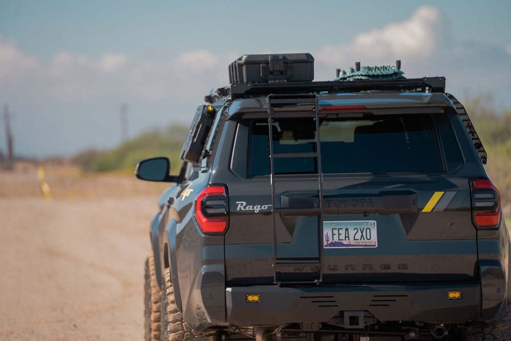 Rear Hatch Ladder on the 6th Gen 4Runner, positioning on the door
