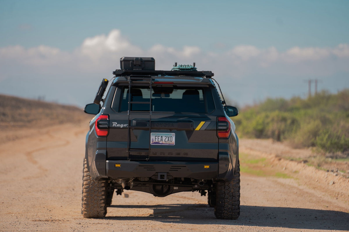 Rear Profile of the Rear Hatch Ladder on the 6th Gen 4Runner