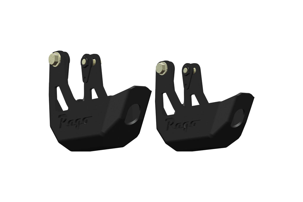 Rago's 6th Gen 4Runner Rear Shock Guards off-truck.