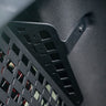 Top bend of the 6th Gen 4Runner MOLLE Panel for Rear Windows with rock light mounting option.