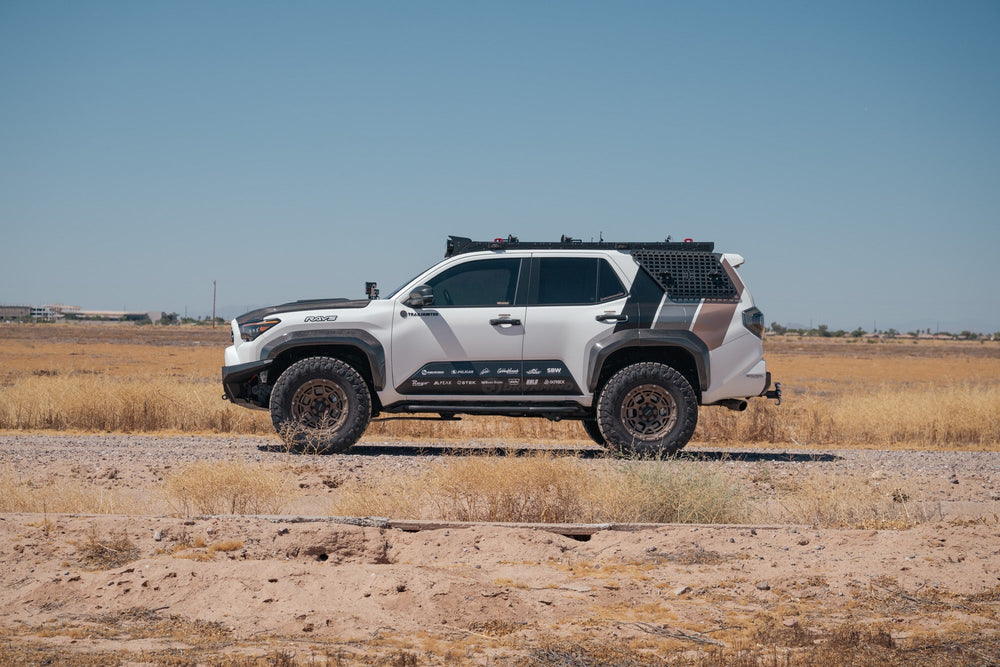 Side profile of the 6th Gen 4Runner Rock Slider Side Steps