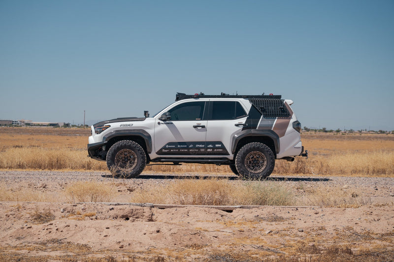 Side profile of the 6th Gen 4Runner Rock Slider Side Steps
