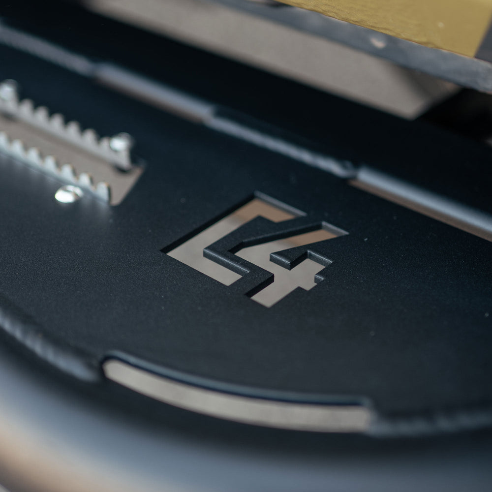 C4 logo cutout on the Rock sliders for the 6th Gen Toyota 4Runner