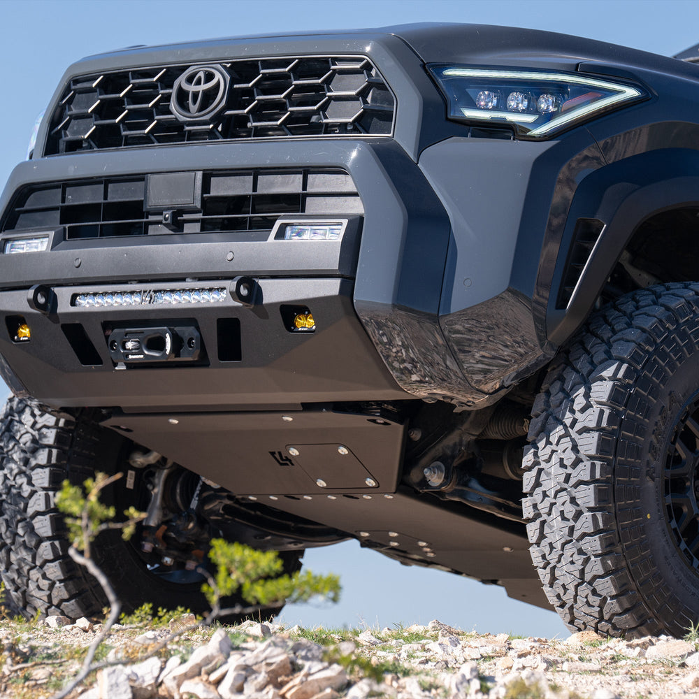 Rock climbing with the C4 Front Skid Plate for the 6th Gen 4Runner