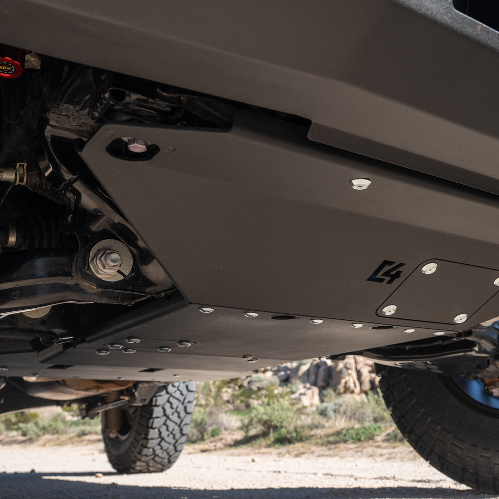 C4 Front Skid Plate for the 6th Gen 4Runner, powder coated