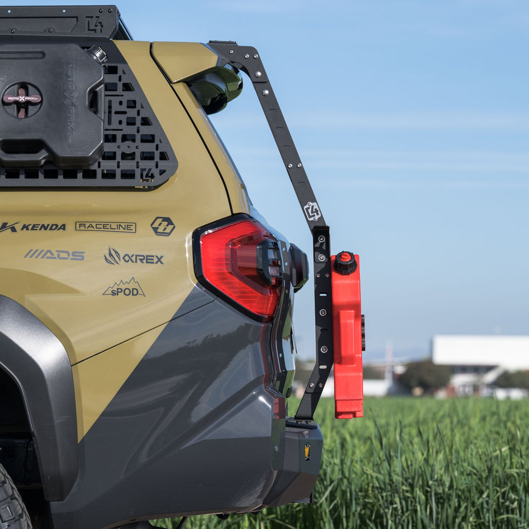 6th Gen 4Runner Summit Hatch Ladder with add-ons installed.