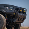 Lighting and concealed winch on the 6th gen 4Runner with C4 Fabrication Overland Series Front Bumper