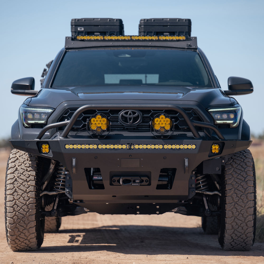 Direct front view of the 6th gen 4Runner C4 Fabrication Overland Series Front Bumper