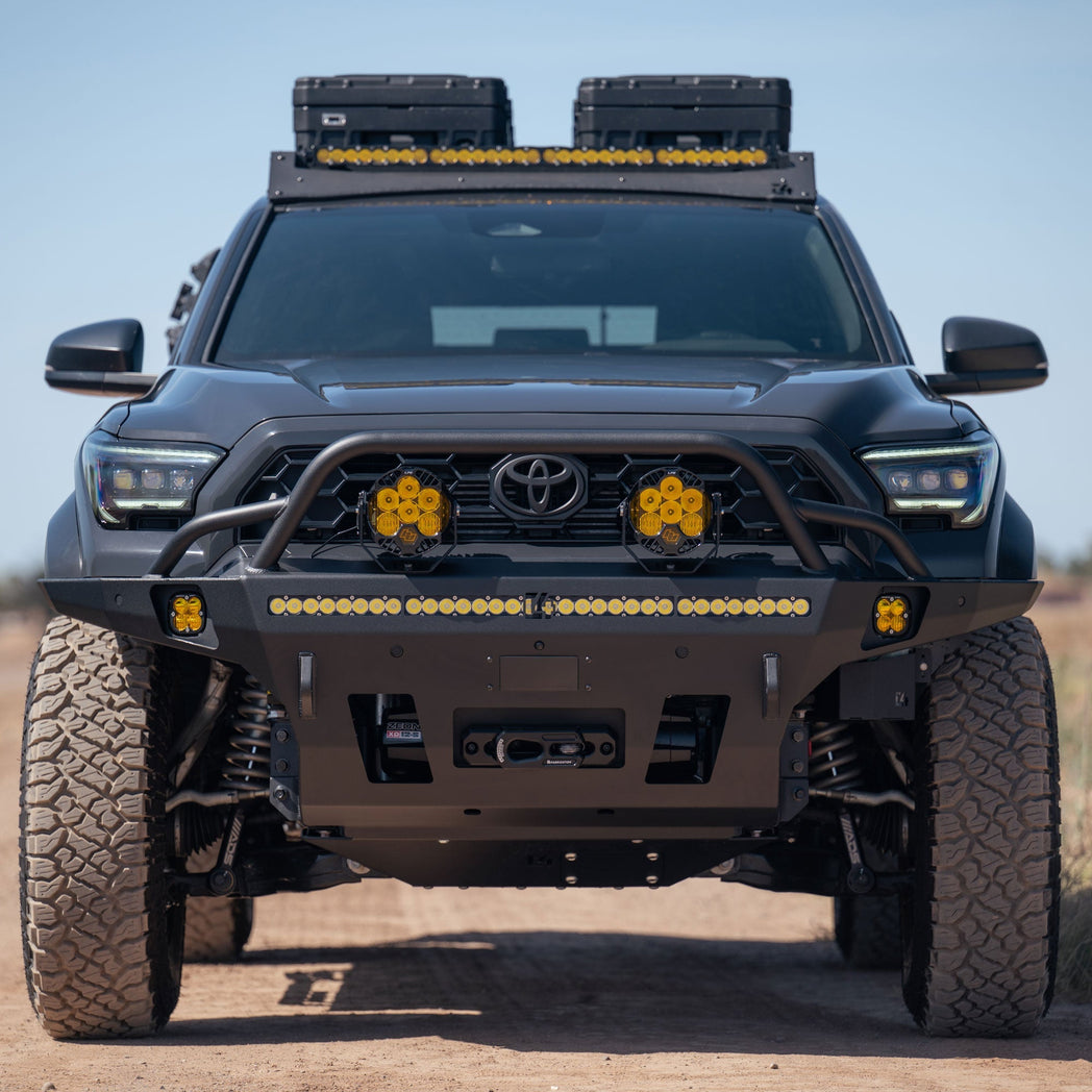 Direct front view of the 6th gen 4Runner C4 Fabrication Overland Series Front Bumper