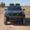 Front profile of the Overland Series Front Bumper for the 6th Gen 4Runner by C4 Fabrication.