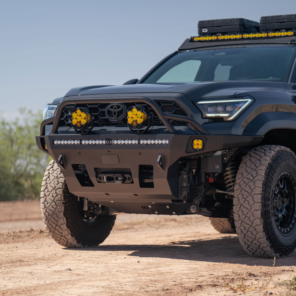 Corner angle of the Overland Series Front Bumper for the 6th Gen 4Runner
