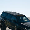 C4 Fabrication 6th Gen 4Runner Roof Rack with 8 Crossmembers and light mounting.