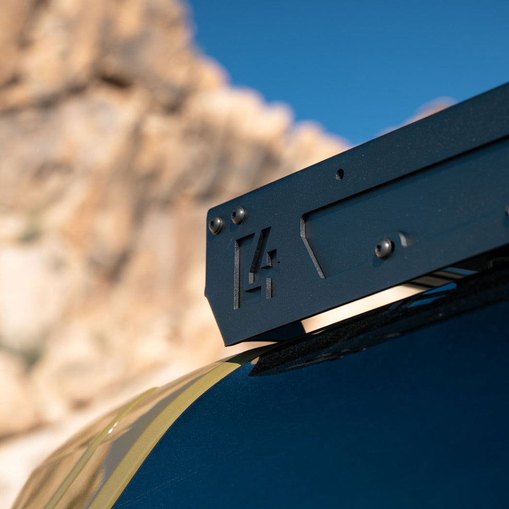 C4 Logo on the back end of the 6th Gen 4Runner Roof Rack