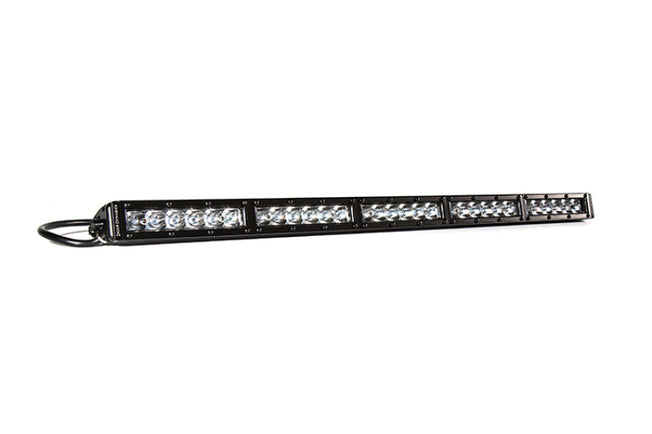 30 In LED Light Bar Single Row Straight Clear Driving Each Stage Series