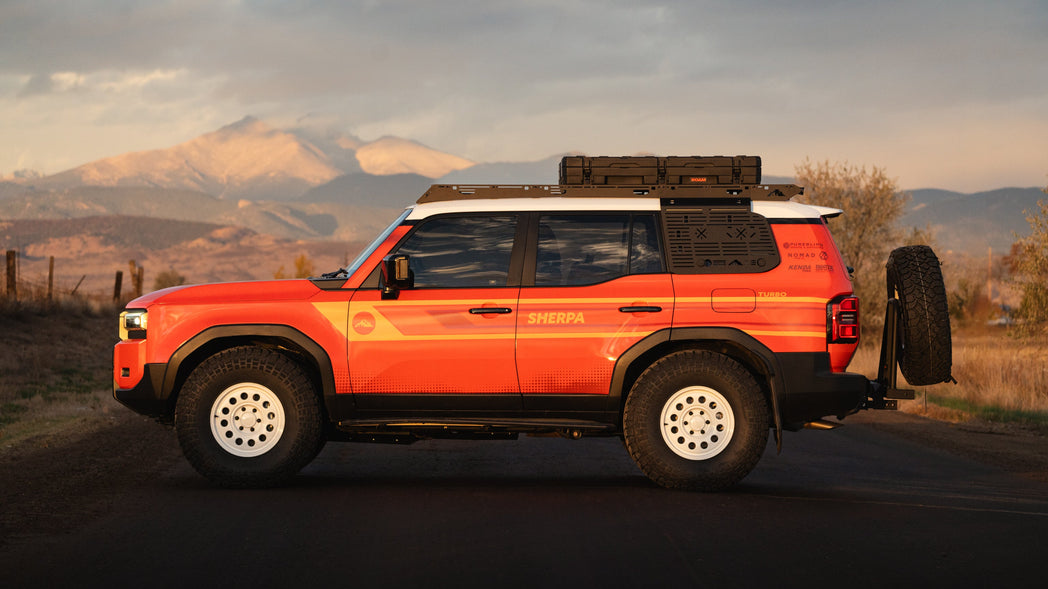 Sherpa Roof Rack window panel LandCruiser / GX550