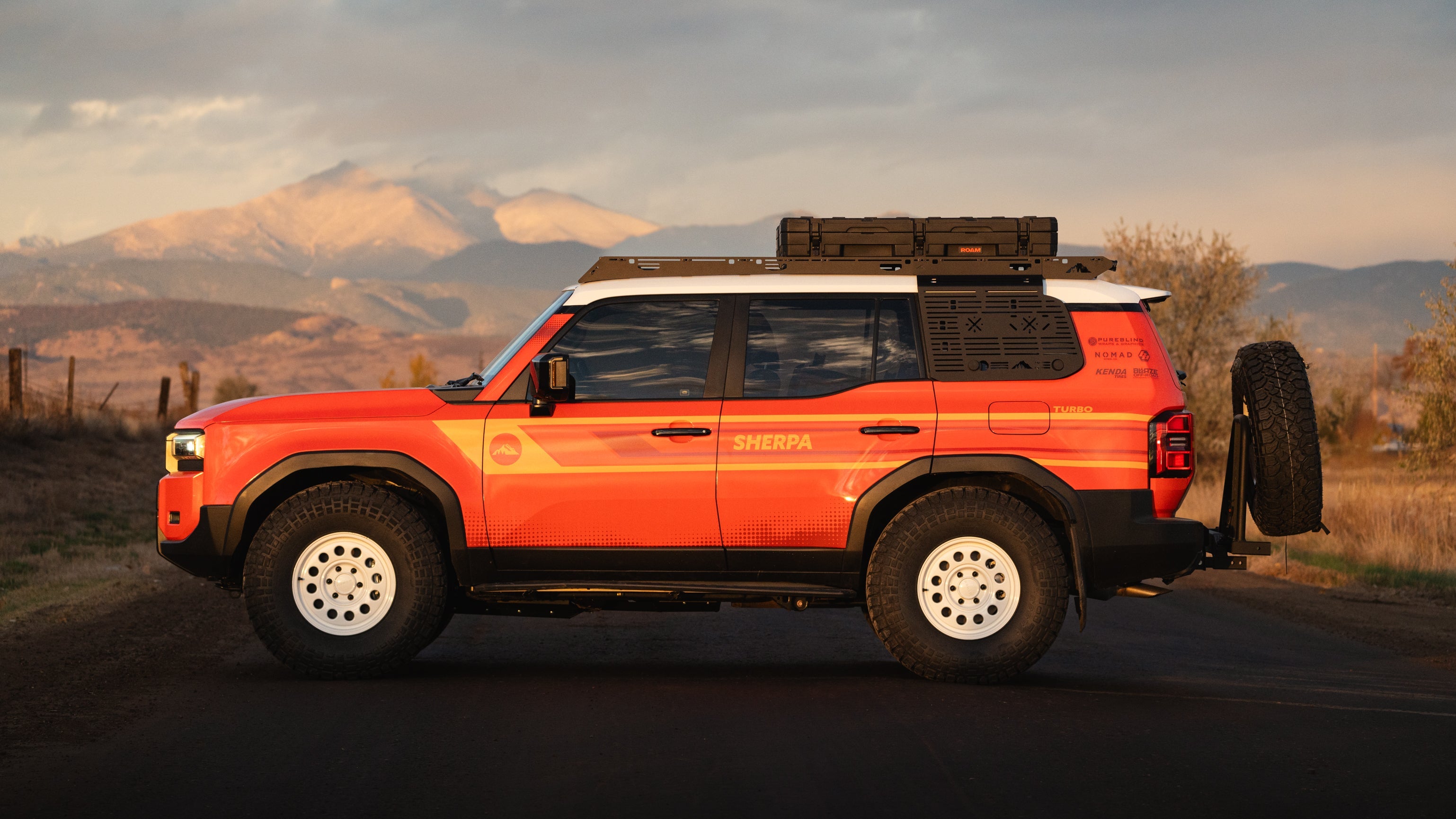 Sherpa Roof Rack window panel LandCruiser / GX550