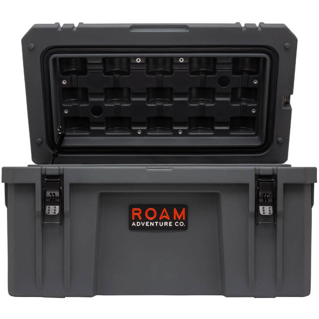 ROAM 82L Rugged Case - medium heavy-duty storage box shown in Slate