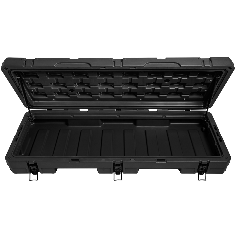 ROAM 83L Rugged Case — low-profile, heavy-duty storage case with 3 lockable latches