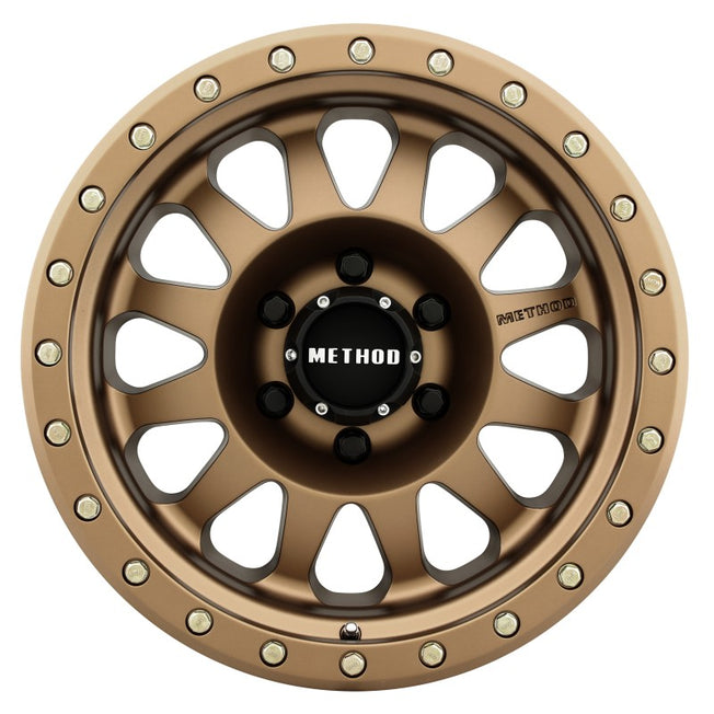 304 Double Standard 17x8.5 0mm Offset 6x5.5 108mm CB Method Bronze Wheel