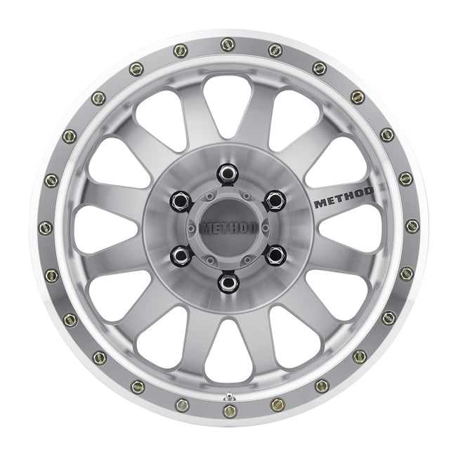 304 Double Standard 17x8.5 0mm Offset 6x5.5 108mm CB Machined/Clear Coat Wheel