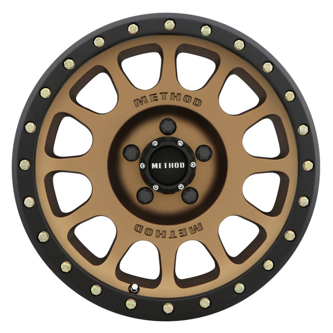 305 NV 20x9 +25mm Offset 5x150 116.5mm CB Method Bronze/Black Street Loc Wheel