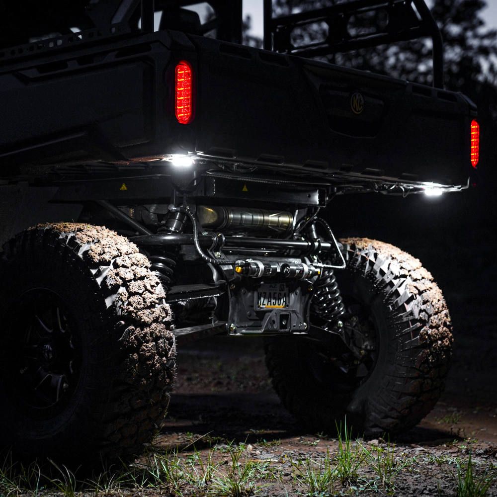 KC HiLites Cyclone V2 LED 6-Light - Rock Light Kit Front View