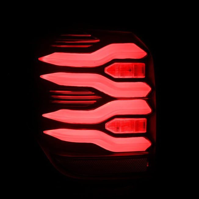 10-21 Toyota 4Runner LUXX LED Taillights Blk/Red w/Activ Light/Seq Signal