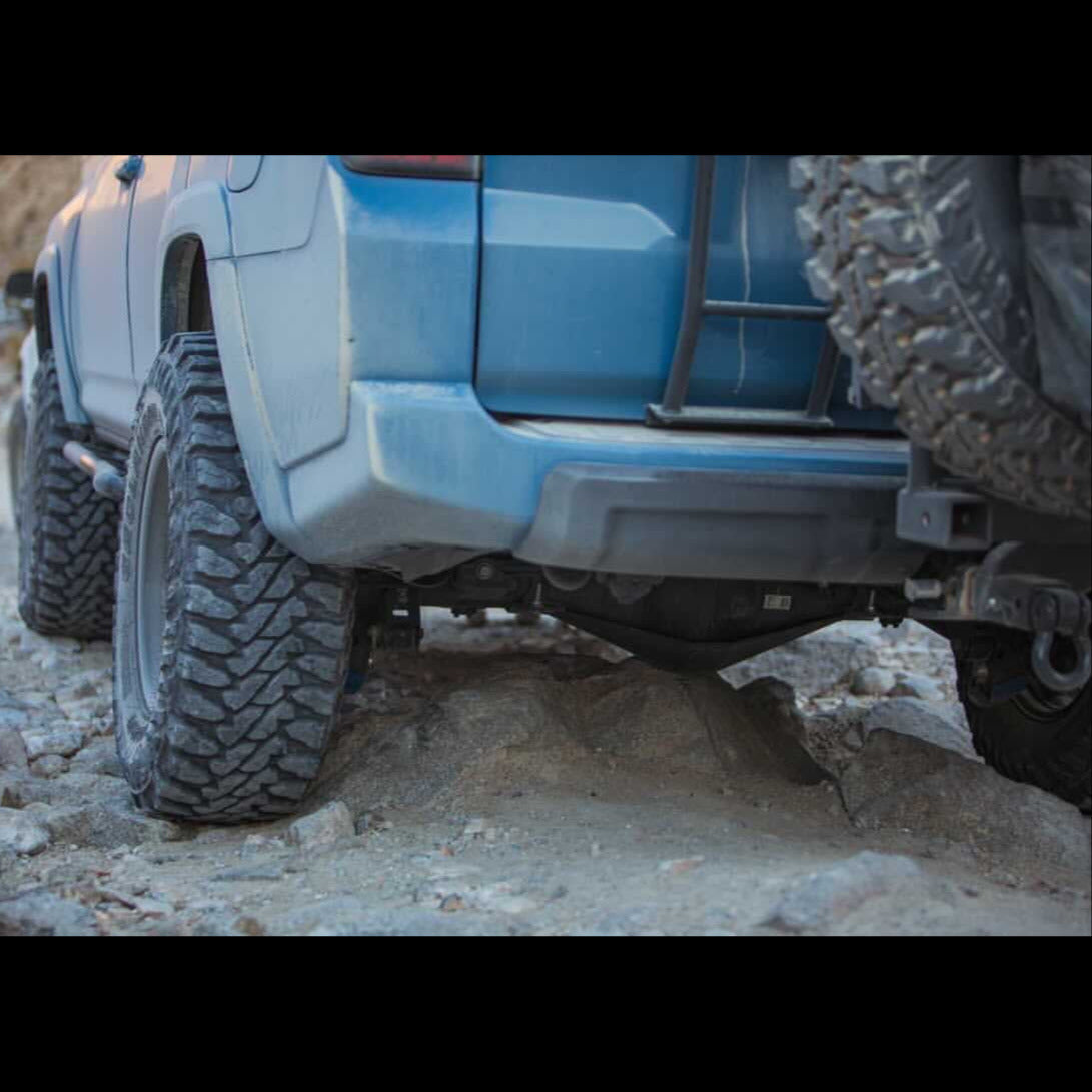 5th gen 4Runner Differential Skid in action on the trail