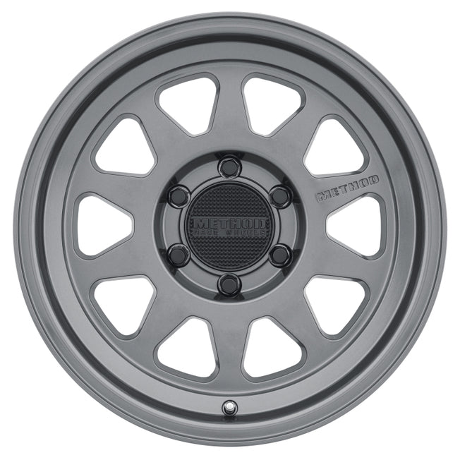 316 17x8.5 0mm Offset 6x5.5 106.25mm CB Gloss Titanium Wheel