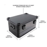 Aluminum Box Storage 53QT