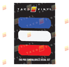 Tundra Pro Grille Decals
