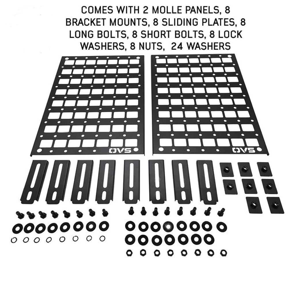 Bulkhead Molle Panels (Pair) for Expedition Truck Cap